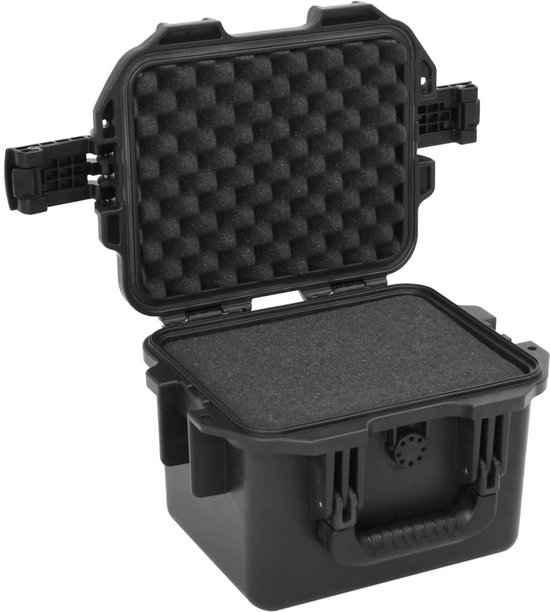 Valise De Vol Rigide Noire 30x24,5x20 Cm – Avec Mousse Amovible Pour Protéger Tes Objets Fragiles !