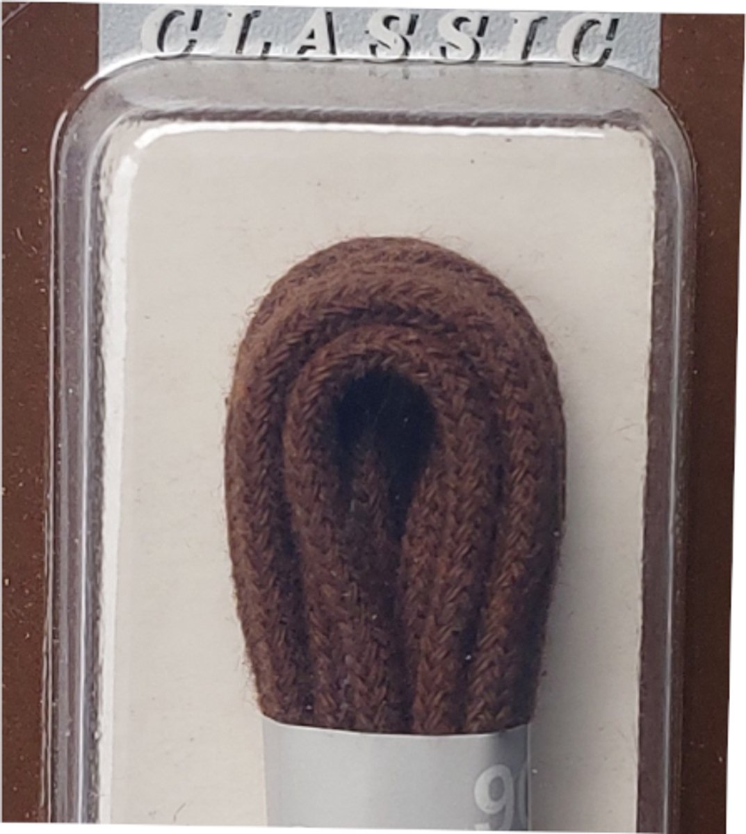 Tana Veter - Middel Bruin - Dun Rond - Lengte 90 cm - Dikte 2,5 mm - Schoenveter