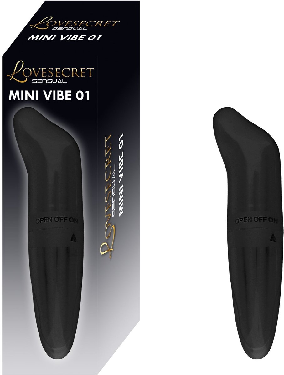 Lovesecret Sensual – LS42 Mini Vibe 01 – Mini G-Spot Vibrator Zwart