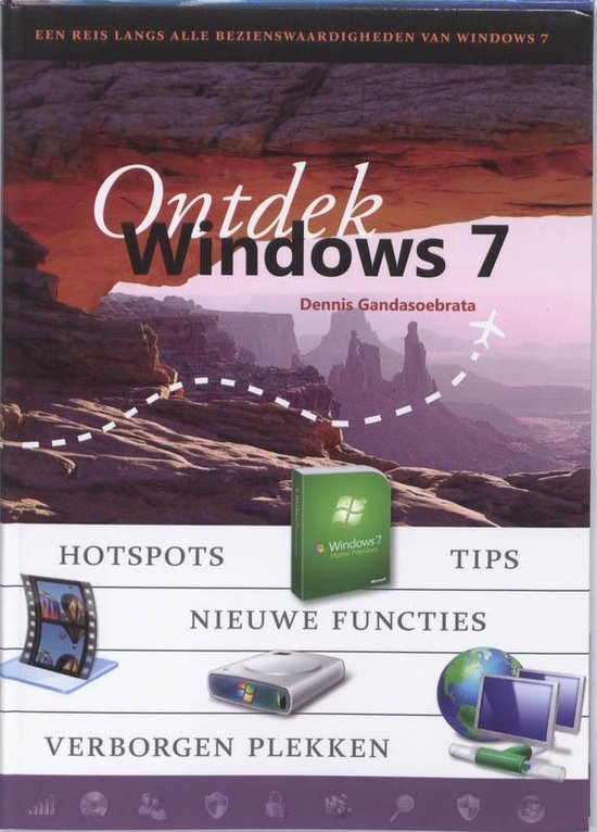 Cover van het boek 'Ontdek Windows 7' van Dennis Gandasoebrata