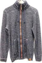 Tom Tailor Vest - Grijs, Blauw  - Maat S