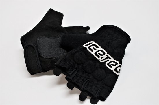 Icetec | Skate/ Skeeler handschoenen - S - klittenbandsluiting - Zwart