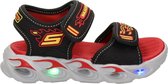 Skechers Thermo Splash jongens sandaal - Zwart multi - Maat 34