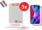 Phreeze iPhone XR Screen Protector – Premium Kwaliteit - iPhone XR Screenprotector Glas - 3 stuks | Screenprotector iPhone XR| Tempered Glass iPhone XR