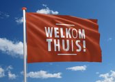 Welkomstvlag: 'Welkom thuis!' - 150x225 cm