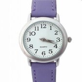 Horloge- Ster-Lila of paars - 27 mm- Smalle pols-Tiener- Dames- Charme Bijoux