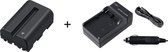 Accu-shop.nl huismerk NP-FM500 accu plus lader