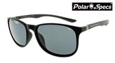 Polar Specs® Polariserende Zonnebril Continental PS9091 – Mat Black – Polarized Black – Small/Medium