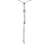 Silventi 980600552 Stalen Ketting - Hanger  - Ovaal - 12MM - Ankerschakel - 40CM - Polished stainless steel - Zilverkleurig