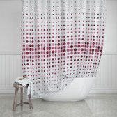 Zethome - Douchegordijn - Badkamer Gordijn - Shower Curtain - Waterdicht - 2x110X200 - Dubbele  Stuk - Sneldrogend en Anti Schimmel -Wasbaar en Duurzaam -Roze - 4961