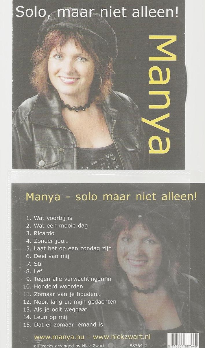 Manya , Solo Maar Niet Alleen
