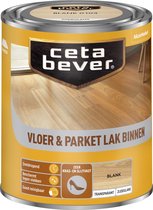 CetaBever Binnen Vloer & Parket Lak - Zijdeglans - Blank - 750 ml