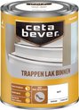 CetaBever Binnen Trappen Lak - Zijdeglans - Krasvast - Wit - 750 ml