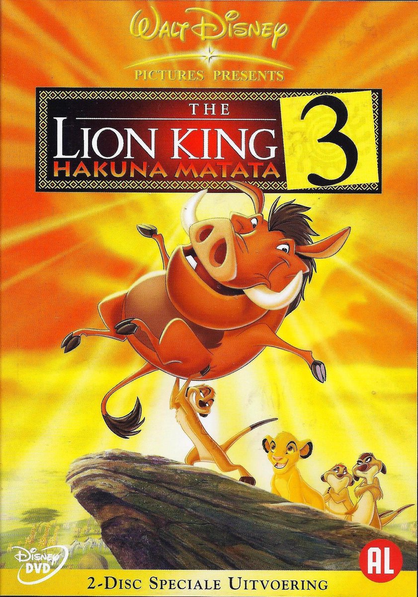 vrijdag metalen Vervelend Lion King 3 - Hakuna Matata (DVD) (Dvd), Jerry Stiller | Dvd's | bol.com