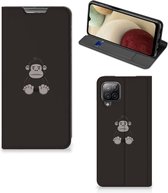 Stand Case Verjaardagscadeau Samsung Galaxy A12 Telefoonhoesje Gorilla