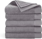 Walra Handdoek Remade Cotton - 5x 60x110 - 100% katoen - Taupe