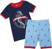 Hatley Kinderkleding Jongens 2-delige Korte Pyjama Anchors Away - 128