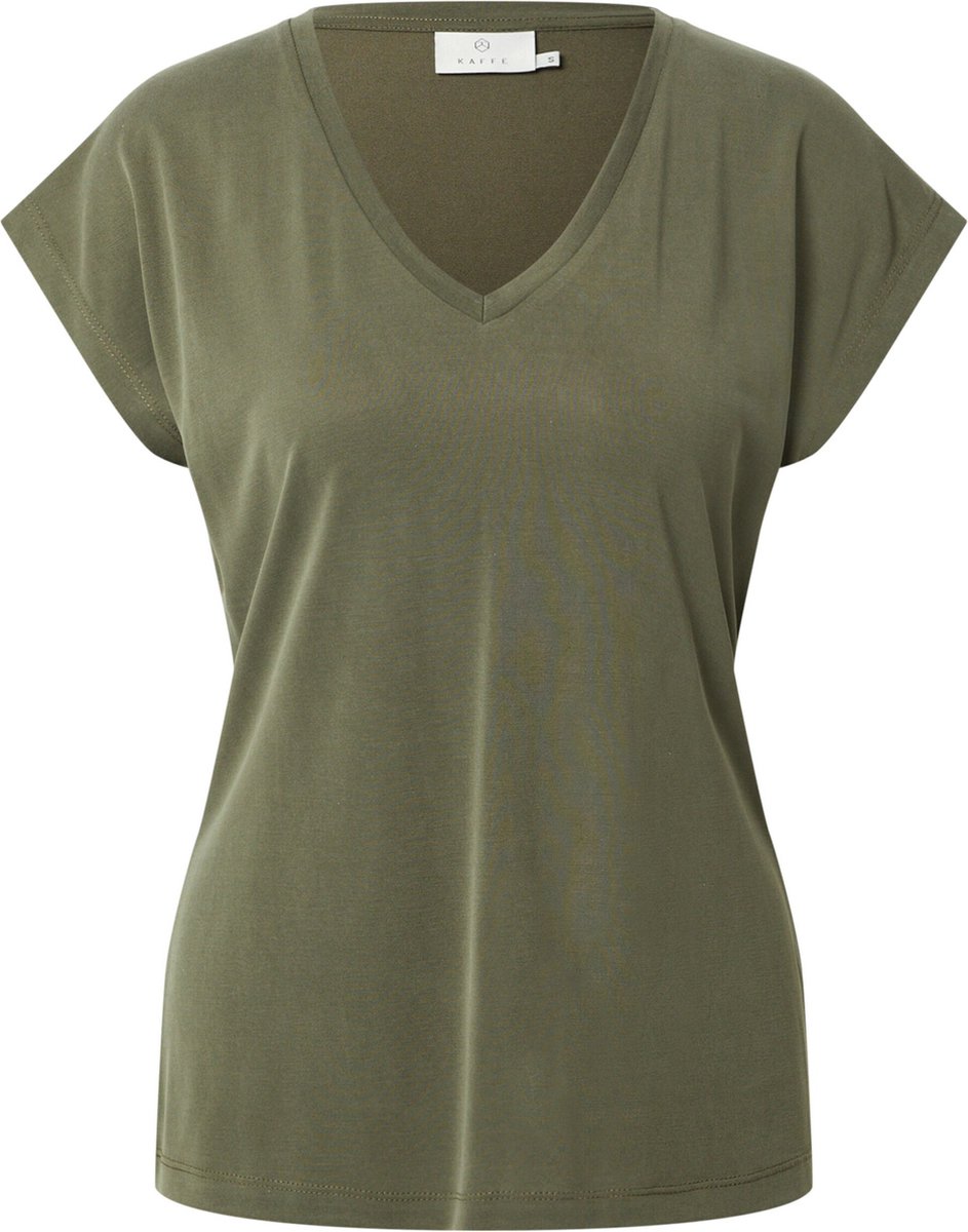 Kaffe shirt alise Donkergroen-S