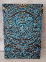 Premium Book Aztec Calendar Notizbuch liniert