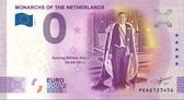 Billet de 0 Euro 2020 - Princes des Pays- Nederland - Roi Willem-Alexander