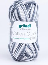 861-194 Cotton Quick Print 10x50 gram zwart/grijs multicolor
