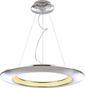 LED Hanglamp - Hangverlichting - Concepty - 41W - Natuurlijk Wit 4000K - Chroom Aluminium