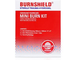 Burnshield Mini Burnkit - set met brandwondenkompres en brandwondengel - verkoelende werking
