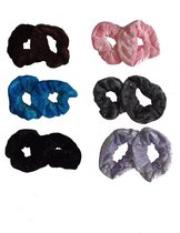 Scrunchies Velvet - 12 Stuks - Haar Wokkel - Haar Elastiek - Multipack