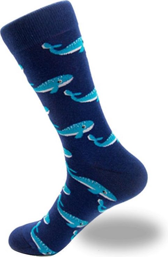 Walvis sokken - Unisex - One size fits all - Walvis cadeau - Cadeau voor mannen en vrouwen