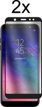 Samsung A6 2018 Screenprotector - Beschermglas Samsung Galaxy A6 2018 screen protector - Full cover - 2 stuks