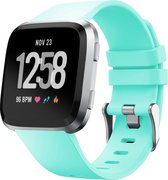 YONO Fitbit Versa 2 Bandje - Siliconen - Turquoise - Large