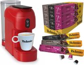 ☀️ SALE - Belmio Espresso Voordeel Pakket - Rood - Machine + 120 Capsules