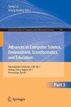 Advances in Computer Science, Environment, Ecoinformatics, and Education, Part III