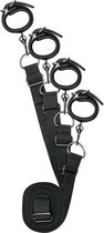 Under Mattress Restraint Set - BDSM - Boeien - Zwart - Discreet verpakt en bezorgd