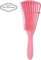 Roze Anti-klit Haarborstel - NL 2-dagen LEVERTIJD - Kinder haarborstel - Anti-klit Krullenhaarborstel | Detangler brush | Detangling brush