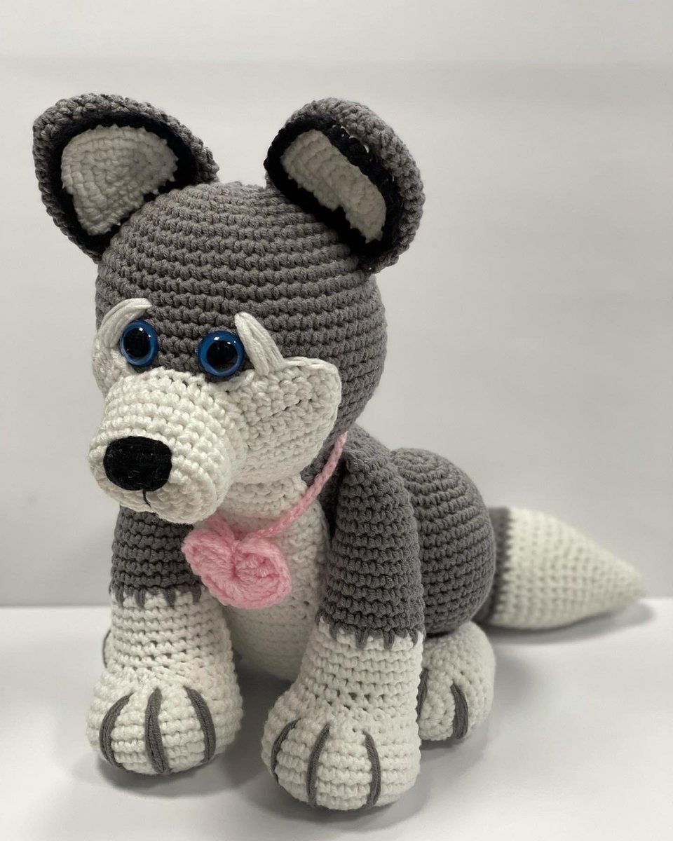 Creatief Thuis met Diane Haakpakket knuffel Husky Hummer - Compleet pakket