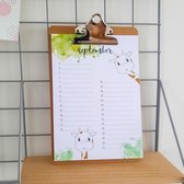 Verjaardagskalender met clipboard - Studio.LD