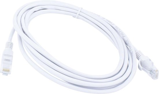 3 meter CAT 6 premium UTP kabel - Wit - Incl. RJ45 stekkers - Hoge  kwaliteit kabel | bol.com