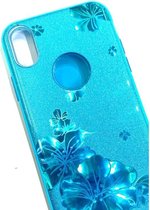 ZKl Telecom Telefoonhoesje - Back Cover - Geschikt Voor Apple IPhone Xs - Blauw