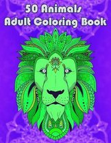 Adult coloring books: V2, 50 Animals coloring book, coloring books for adults relaxation and stress relief, best Animals relaxing patterns with