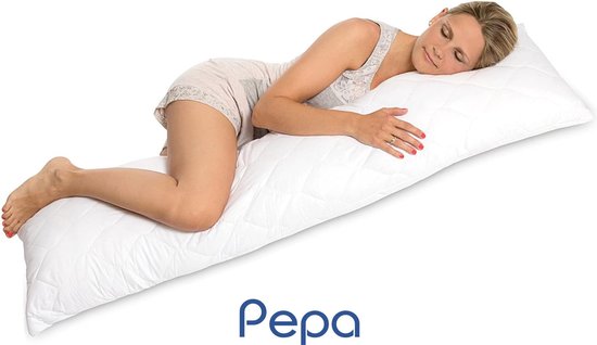 Pepa Zwangerschapskussen - Body Pillow - Lichaamskussen - 140 cm - Voedingskussen - Zijslaapkussen - Sluimerrol - Afneembaar hoes