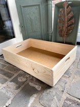 Boîte-caisse en bois taille L / stockage / boîte / caisse de livre