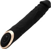 TiLoved Dildo Vibrator  - 10 heerlijke standen - Realistische aders 21cm Zwart