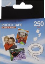 Fotoplakkers - Dubbelzijdig - Plakstrips - 250 Stuks - Transparant - Fotostickers - Foto's Ophangen - Dubbelzijdige Tape Plakkers Stickers - Monatage Set Kit - Plakstrips