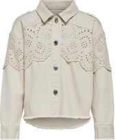 KIDS ONLY KONELENA LIFE CROCHET JACKET OTW Meisjes Jas  - Maat 128