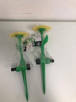 Tuinsproeiers - twee stuks - als tuinstekers - 32 cm hoog