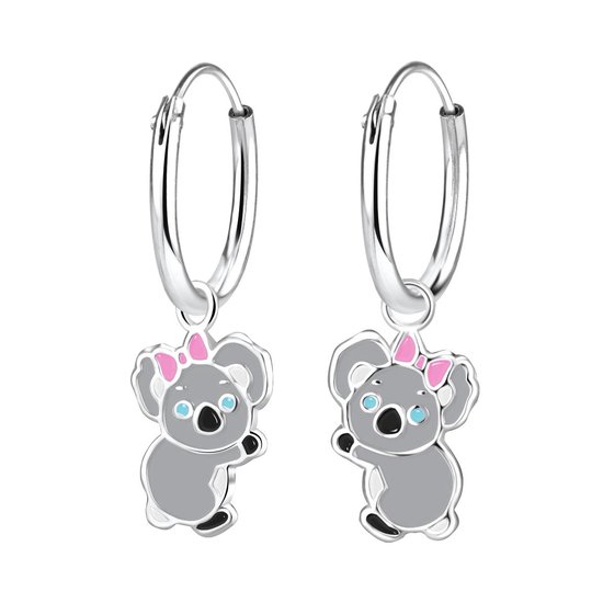 koala suspendu argent avec boucles d'oreilles pour enfants | boucles d' oreilles Girl... | bol.com