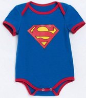 Superman Romper - Baby Rompertje - Maat 6 maanden - Babygeschenk - Baby kado - Romper - Babyshower