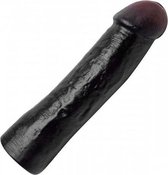 Realistische penissleeve - Toys voor heren - Penissleeve's - Zwart - Discreet verpakt en bezorgd