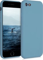 coque de téléphone kwmobile pour Apple iPhone 7/8 / SE (2020) - Coque pour smartphone - Coque arrière en bleu arctique